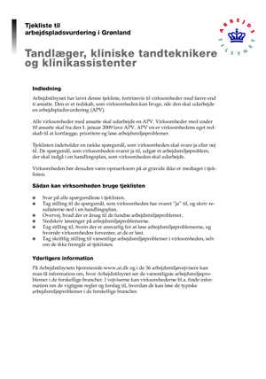 Tandlæger, kliniske tandteknikere og klinikassistenter